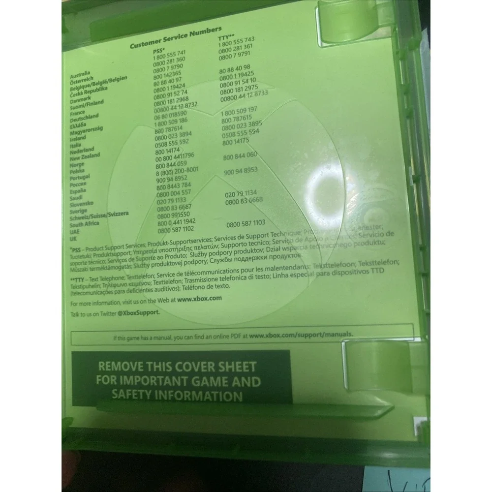 XBOX ONE - SEA OF THIEVES (MICROSOFT XBOX ONE, 2018) No Manual